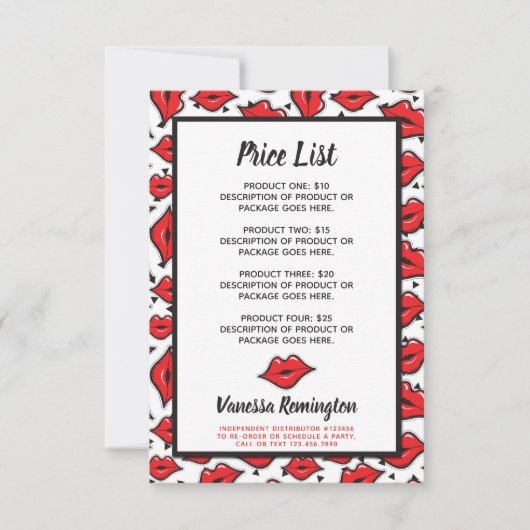 リップスティックディストリビューター製品価格表赤キス (正面)