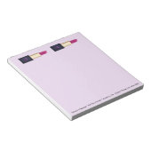 リップスティックメモ帳 ノートパッド (アングル)