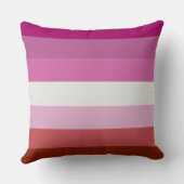 リップスティックレズビアンプライドフラグデザイン クッション (裏面)