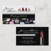 リップスティック化粧アーティスト名刺 名刺 (正面/裏面)