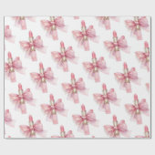 リップスティック弓ラッピング紙 ラッピングペーパー (フラット)