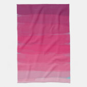 リップスティック：ピンク色の濃淡 キッチンタオル (縦)