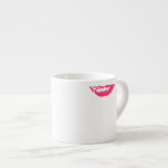 リップステインコーヒーマグラッキーピンク エスプレッソカップ<br><div class="desc">かわいいガーリーコーヒーマグ</div>