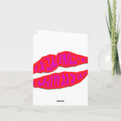 リップスマックノートカード カード (裏面)