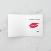 リップスマックノートカード カード (内部)