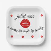 リップス独身最後の夜 ペーパープレート (正面)