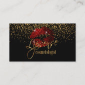 リップセンスシナモン赤口(黒) 名刺 (正面)