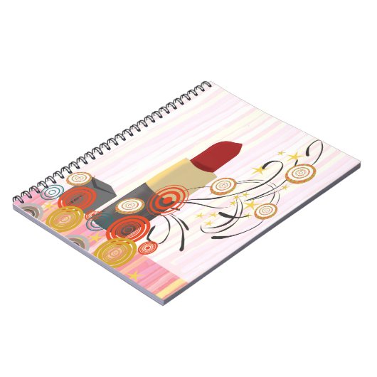 リップセンスリップスティック美容師メイクアップアーティスト ノートブック (左側)