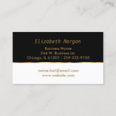 リップセンス赤グリッター唇オン白と黒 名刺 (裏面)