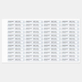 リップティント&グロスシックなライトブルー縁ど製品 ラベル (シート)