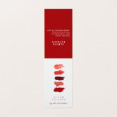 リップディストリビューターリップカラー見本名刺 名刺 (外部フラット)