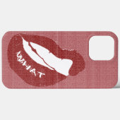 リップバイトWHATケースメイトiPhoneケース Case-Mate iPhoneケース (裏面 (横))