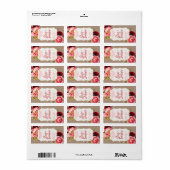 リップバームありがとう結婚式の引き出物ラベル ラベル (フルシート)