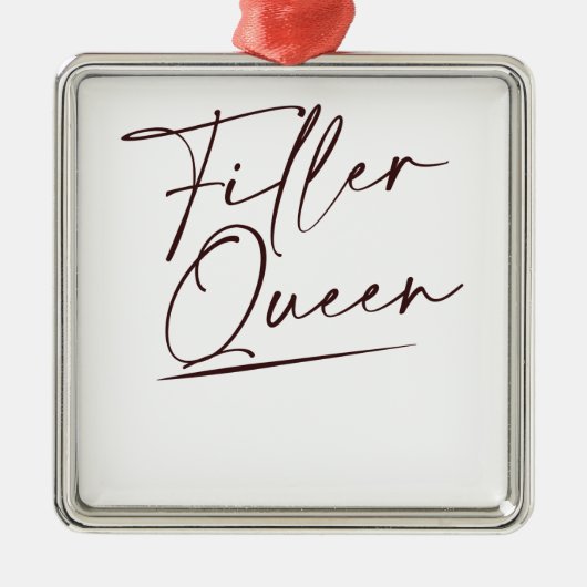 リップフィラークイーンインジェクタブルエステティックN メタルオーナメント (正面)