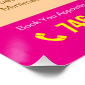 リップフィラーサービスカスタム光沢ポスター ポスター (コーナー)