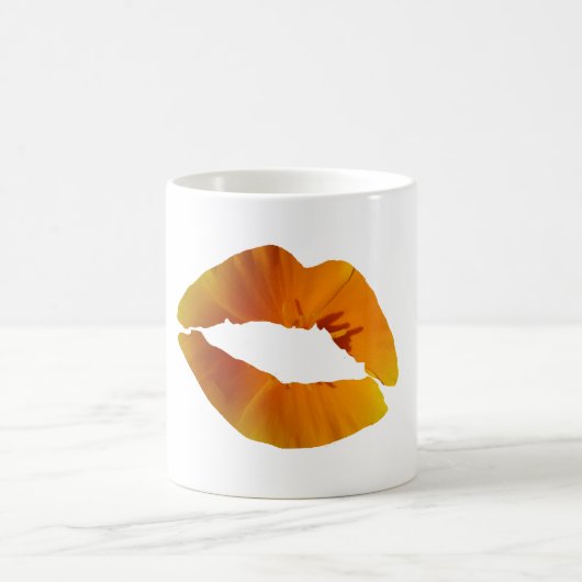 リップホワイト325 mlクラシックホワイトマグ コーヒーマグカップ (中央)