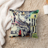 リップポスターとクリエイティブタイポグラフィ3Dアーポップ・アートのト クッション (ブランケット)