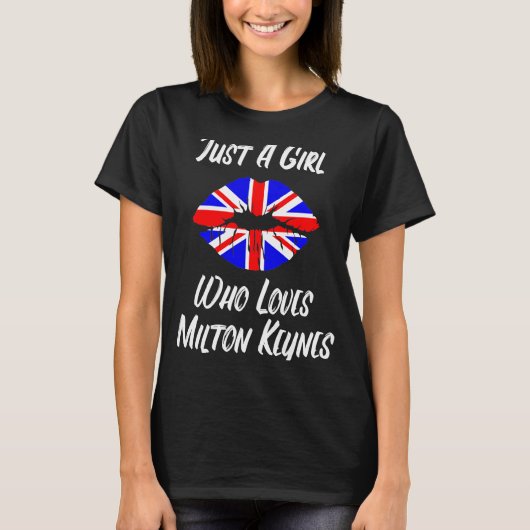 リップムラブユニオンジャックフラッグMilton Keynes Tシャツ (正面)