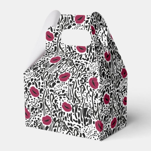 リップモダンリップB&Wパターン フェイバーボックス (正面サイド)