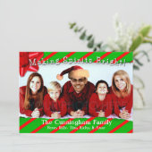 リップラッピング紙ファミリークリスマス シーズンカード (スタンド正面)