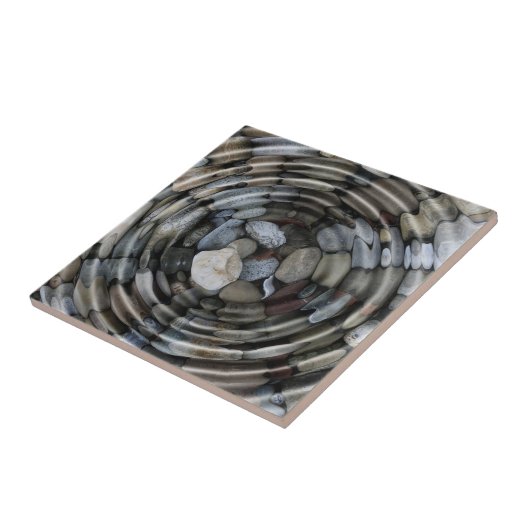 リップルと小石 タイル (側面)