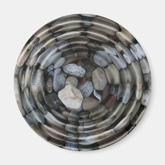 リップルと小石 マグネット (正面)