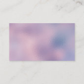 リップルガラス薄紫パープルピンクグラデーションスタイリストVip 名刺 (裏面)