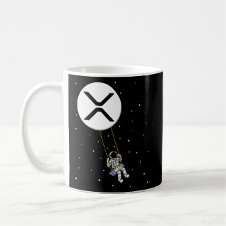 リップルスイングXrpトレーダー暗号通貨ムーン コーヒーマグカップ