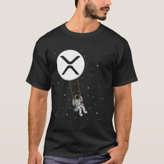 リップルスイングXrpトレーダー暗号通貨ムーン Tシャツ
