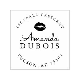 リップルラバーアドレススタンプ セルフインキングスタンプ