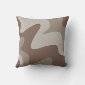 リップルリズムチュープグレー装飾用クッション クッション (裏面)