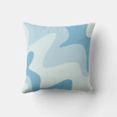 リップルリズムブルートーン装飾用クッション クッション (裏面)