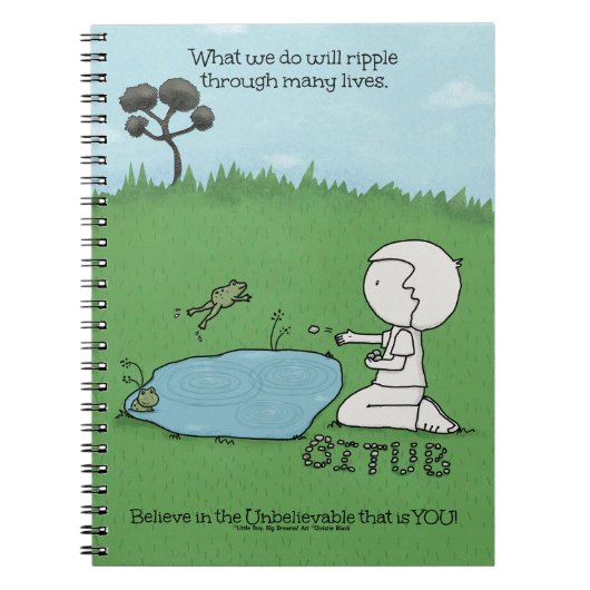 リップル効果 ノートブック (正面)