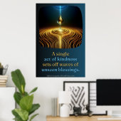 リップル効果 ポスター (ホームオフィス)