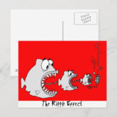 リップル効果 ポストカード (正面/裏面)