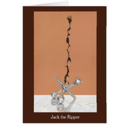 リップル半光沢グリーティングカードをジャック