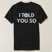 リップル私はCryptocurrencyがXRPのPremを保持するように言った Tシャツ (デザイン正面)