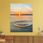 リップル キャンバスプリント (インサイチュ (リビング))