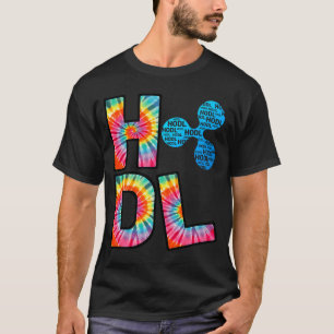 リップル XRP Hodl 暗号通貨タイダイ Tシャツ