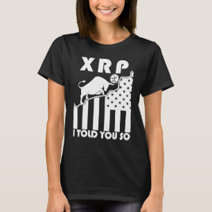リップルXrpトレーダーCrypto Asset Trade Bull Trend Gr Tシャツ