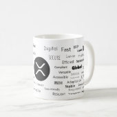 リップルXRP暗号マグ コーヒーマグカップ (正面右)