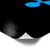 リップルXRP Cryptocurrency-Crypto宇宙飛行士 ポスター (コーナー)