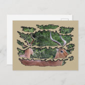 リップワイルドライフインパラ鏡 シーズンポストカード (正面/裏面)