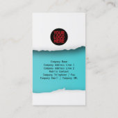 リップ紙シアン名刺 名刺 (裏面)