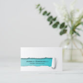 リップ紙シアン名刺 名刺 (スタンド正面)