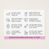 リップ赤面アフターケアの器具 (裏面)