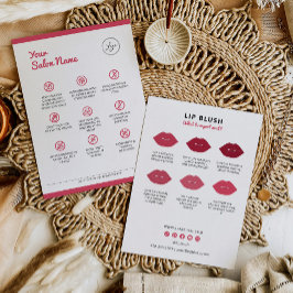 リップ赤面アフターケア指示PMU指示 名刺