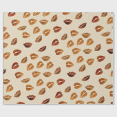 リップ金箔のラッピング紙 ラッピングペーパー (フラット)