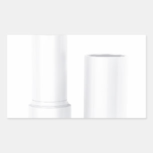 リップ・クリームの棒を開けて下さい 長方形シール