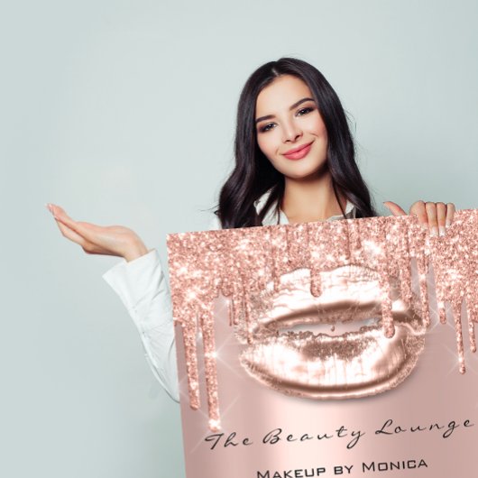 リップ メイク オープニング アワーズ サロン ローズ ドリップス スパーク ポスター